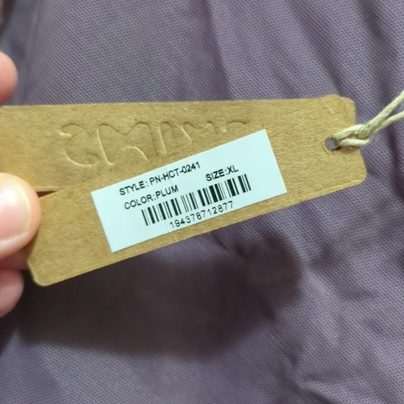 NWT SKIMS Mesh High Waisted Bikini Brief XL Plum - Picture 3 of 5